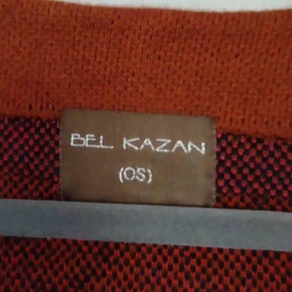 Bel Kazan Anthropologie Cardigan Sweater Open Front Laurie Knit OS one Size EUC - Picture 6 of 6